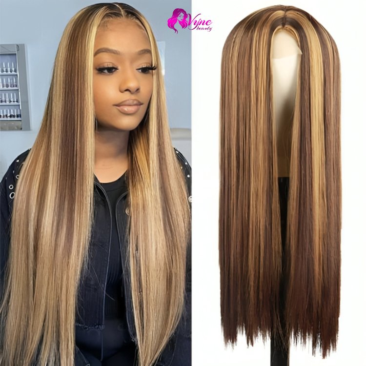 Straight Piano - Human Hair Blend